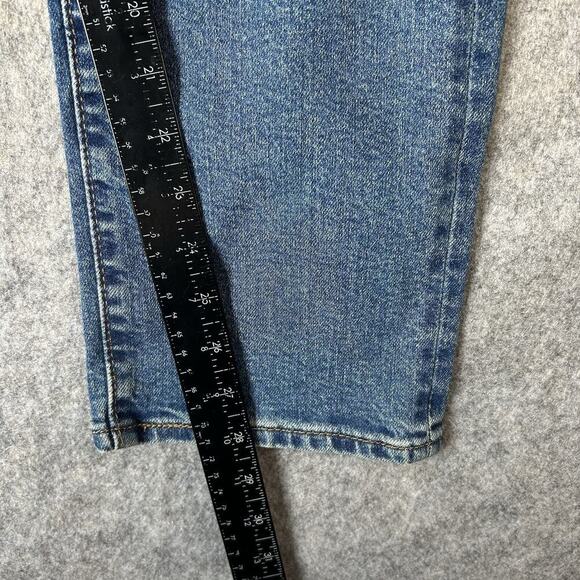 Levi’s Wedgie Straight Womens 28 Medium Wash Denim Button Fly - Picture 8 of 12